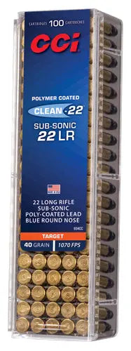 RN 1070FPS 100RD 50BX/CSCCI CLEAN 22LR 40GR BLUE POLY - American Ordnance