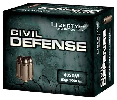 40 SW 60GR HP 20RD 10BX/CSLIBERTY CIVIL DEFENSE - American Ordnance