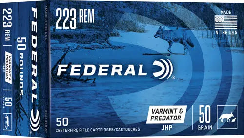 50RD 5BX/CSFEDERAL AE 223 REM 50GR JHP - American Ordnance