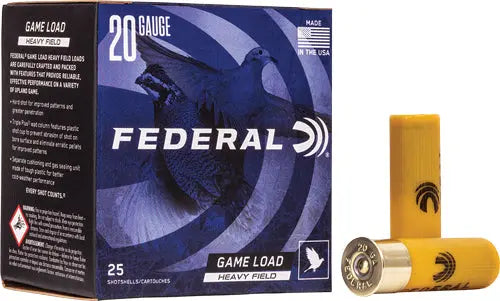 1OZ #6 250RD CASE LOTFEDERAL GAME LOAD 20GA 2.75&quot; - American Ordnance