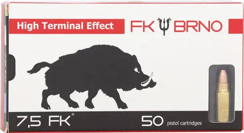 POINT 50RDS PER BOX LEAD FREEFK BRNO 7.5 F5 95GR HOLLOW - American Ordnance