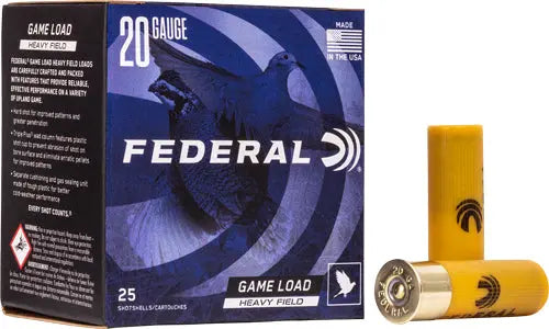 1OZ #8 250RD CASE LOTFEDERAL GAME LOAD 20GA 2.75&quot; - American Ordnance