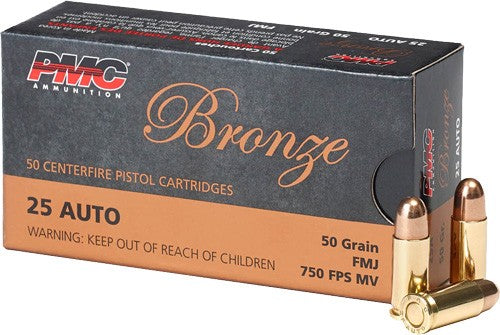 50RD 20BX/CSPMC 25 ACP 50GR FMJ-RN - American Ordnance