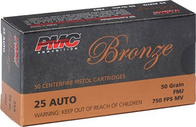 50RD 20BX/CSPMC 25 ACP 50GR FMJ-RN - American Ordnance