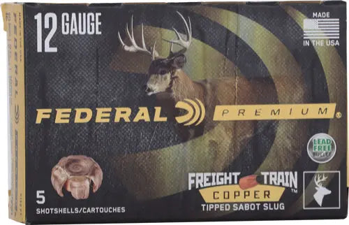 300GR SABOT 5RD 10BX/CSFEDERAL FREIGHT TRAIN 12GA 3&quot; - American Ordnance