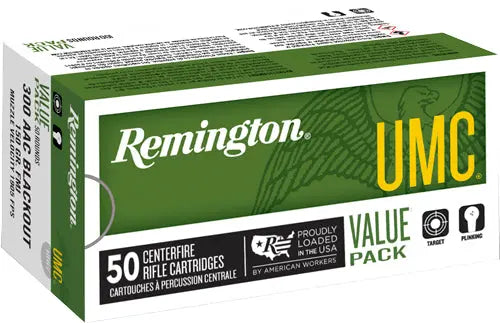 FMJ 50RD 8BX/CSREMINGTON UMC 300 AAC 150GR - American Ordnance