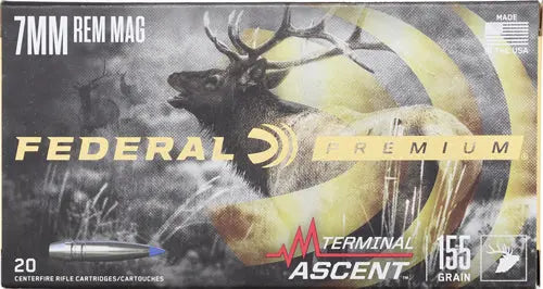 TERMINAL ASCENT 20RD 10BX/CSFEDERAL 7MM REM MAG 155GR - American Ordnance