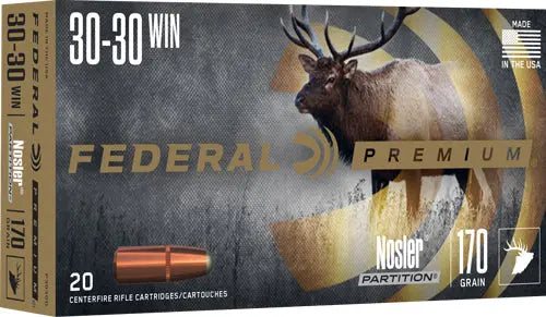 170GR PARTITION 20RD 10BX/CSFEDERAL PREMIUM 30-30 WIN - American Ordnance