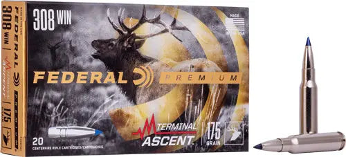 TERMINAL ASCENT 20RD 10BX/CSFEDERAL 308 WIN 175GR - American Ordnance