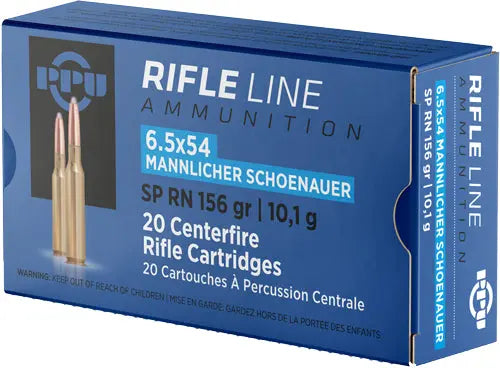 156GR. JSP-RN 20RD 10BX/CSPPU 6.5X54 MANNLICHER SHONAUER - American Ordnance