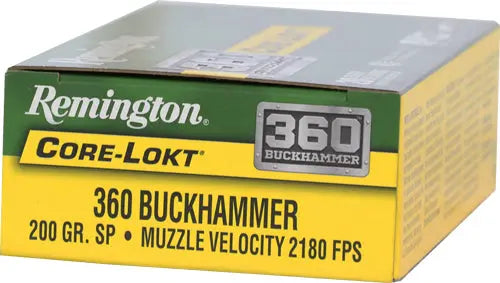 CORE-LOKT SP 20RD 10BX/CSREMINGTON 360 BUCKHAMMER 200GR - American Ordnance