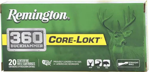 CORE-LOKT SP 20RD 10BX/CSREMINGTON 360 BUCKHAMMER 200GR - American Ordnance