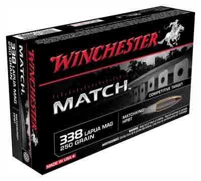 MAG 250GR MATCH 20RD 10BX/CSWINCHESTER SUPREME 338 LAPUA - American Ordnance