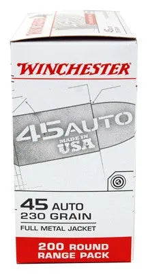 FMJ-RN 600RD CASE LOTWINCHESTER USA 45 ACP 230GR - American Ordnance