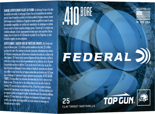 #7.5 1330FPS 250RD CASE LOTFEDERAL TOP GUN 410 2.5&quot; 1/2OZ - American Ordnance