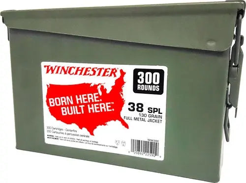 FMJ-RN CASE OF (2) 300RD CANSWINCHESTER 38 SPECIAL 130GR - American Ordnance