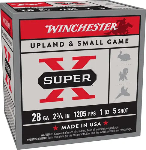 1OZ #5 1205FPS 25RD 10BX/CSWINCHESTER SUPER-X 28GA 2.75&quot; - American Ordnance