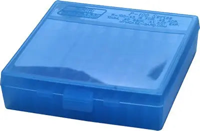 100-ROUNDS CLEAR BLUEMTM AMMO BOX 22LR - American Ordnance