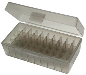 50-ROUNDS FLIP TOP STYLE GREENMTM AMMO BOX 44RM/41RM/45LC - American Ordnance