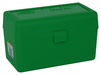 50-ROUNDS FLIP TOP STYLE GREENMTM AMMO BOX MAGNUM RIFLE - American Ordnance