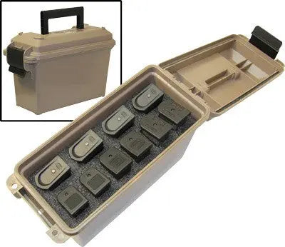 EARTH HOLDS 10 DS HANDGUN MAGSMTM TACTICAL MAGAZINE CAN DARK - American Ordnance