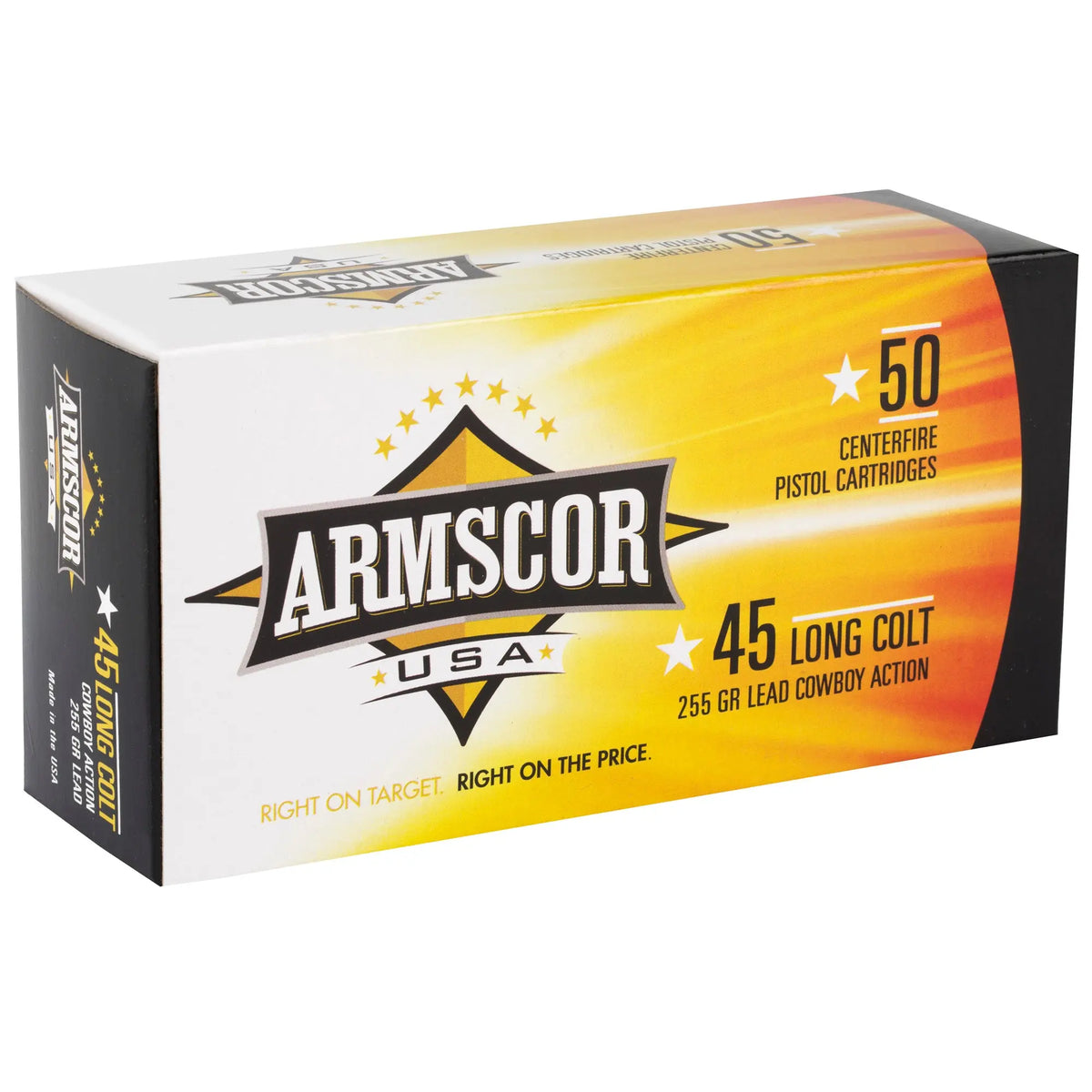 ARMSCOR 45LC 255GR LEAD 50/400 - American Ordnance