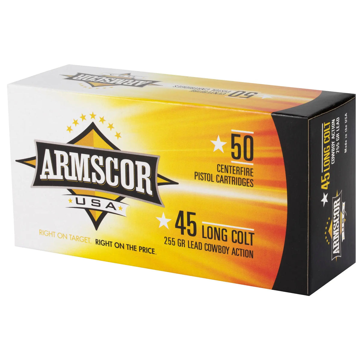 ARMSCOR 45LC 255GR LEAD 50/400 - American Ordnance