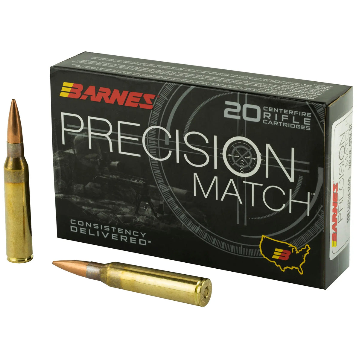 BARNES PREC MTH 338LAP 300GR 20/200 - American Ordnance