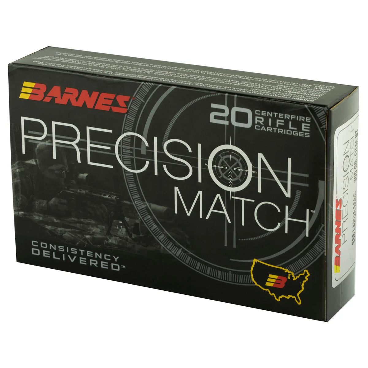 BARNES PREC MTH 338LAP 300GR 20/200 - American Ordnance