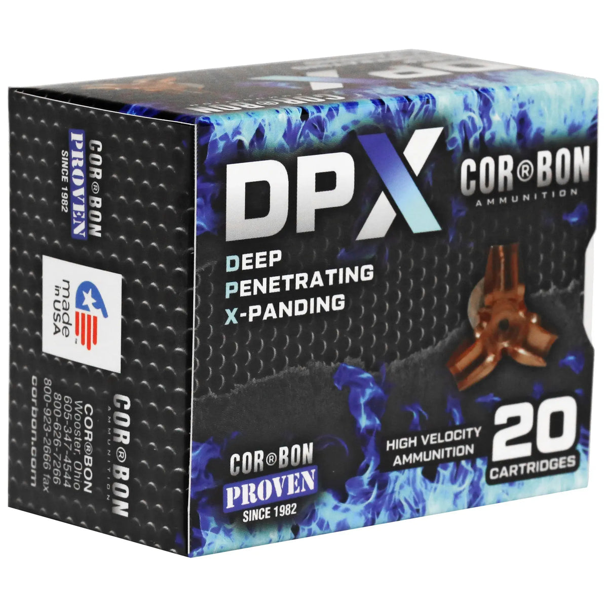 CORBON DPX 44MAG 225GR BRNS X 20/500 - American Ordnance