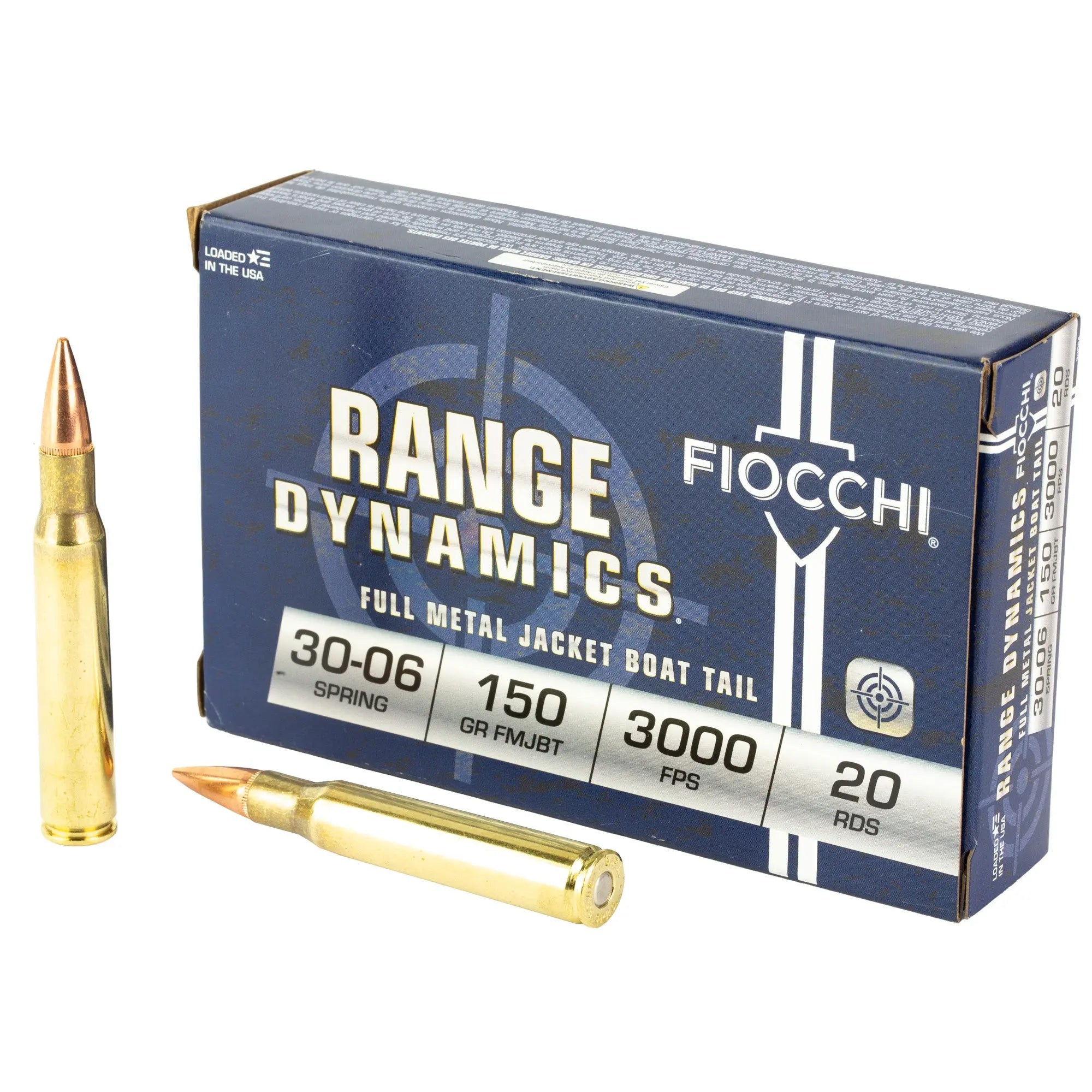 FIOCCHI 30-06 150GR FMJBT 20/200 - American Ordnance