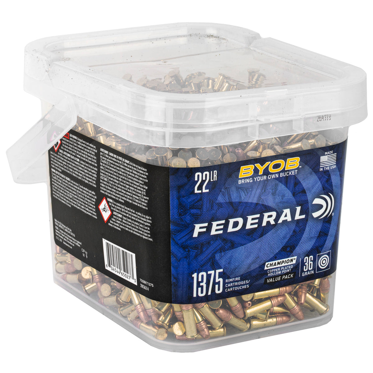 FED 22LR 36GR CPHP BYOB BK 2X 1375CT - American Ordnance