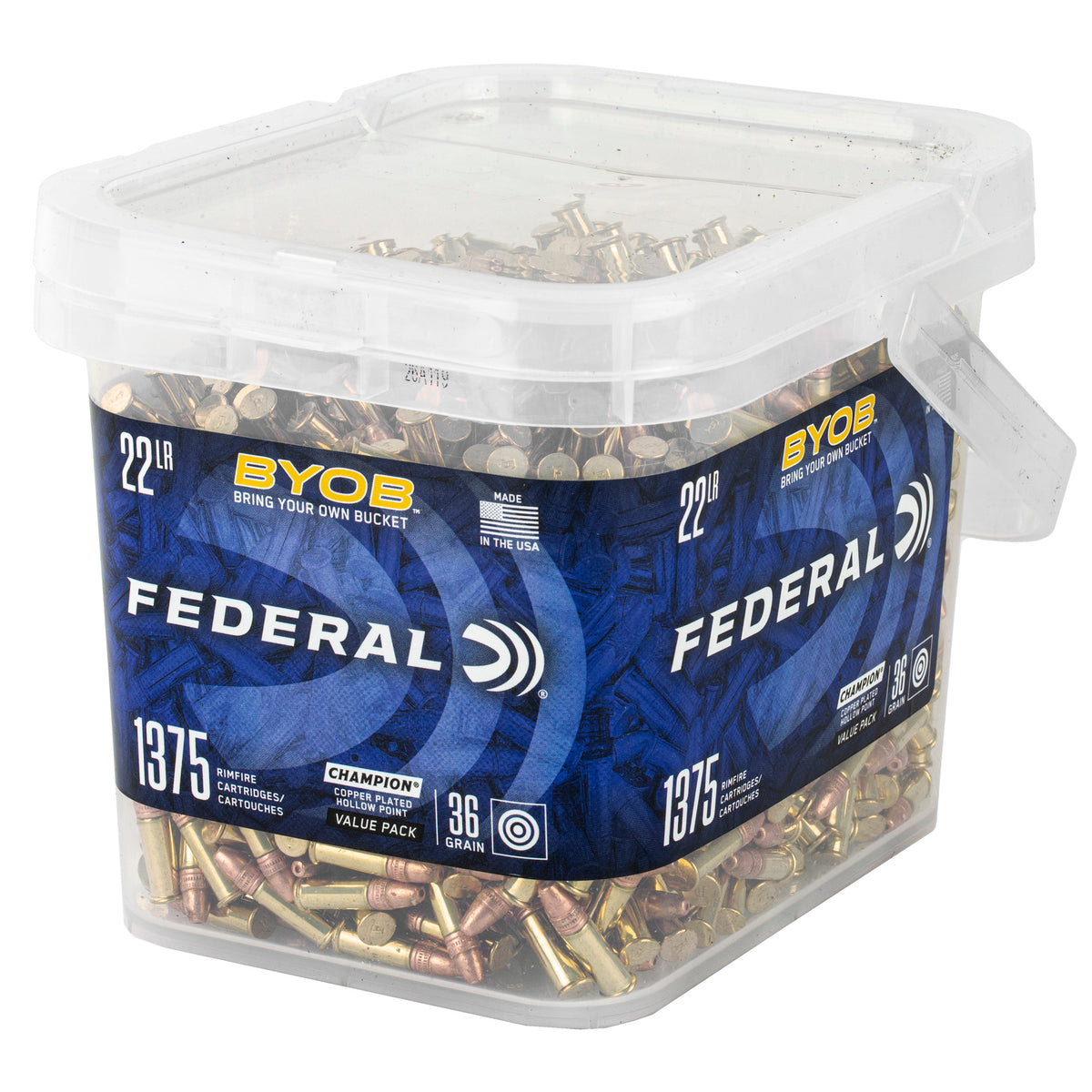 FED 22LR 36GR CPHP BYOB BK 2X 1375CT - American Ordnance