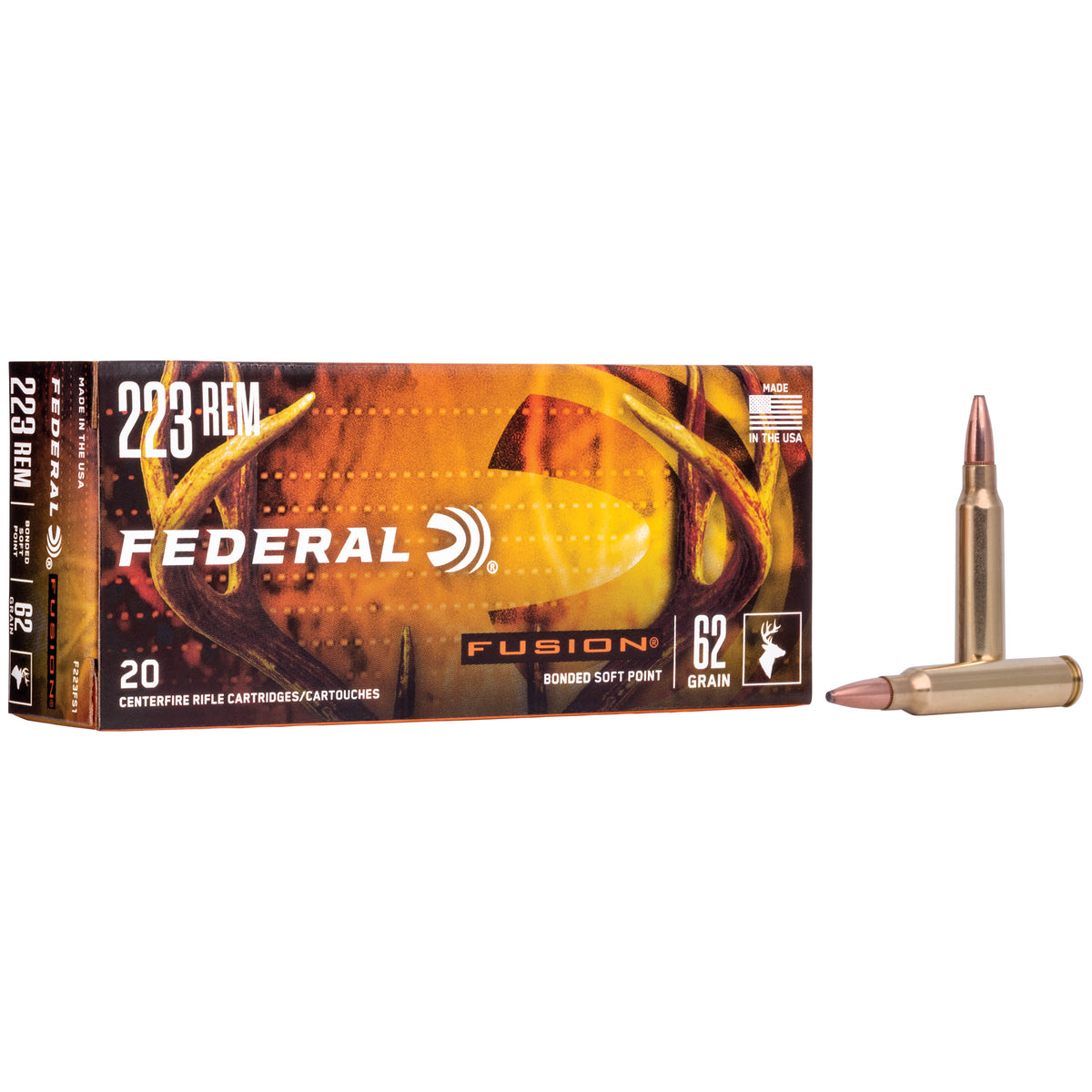 FUSION 223REM 62GR 20/200 - American Ordnance