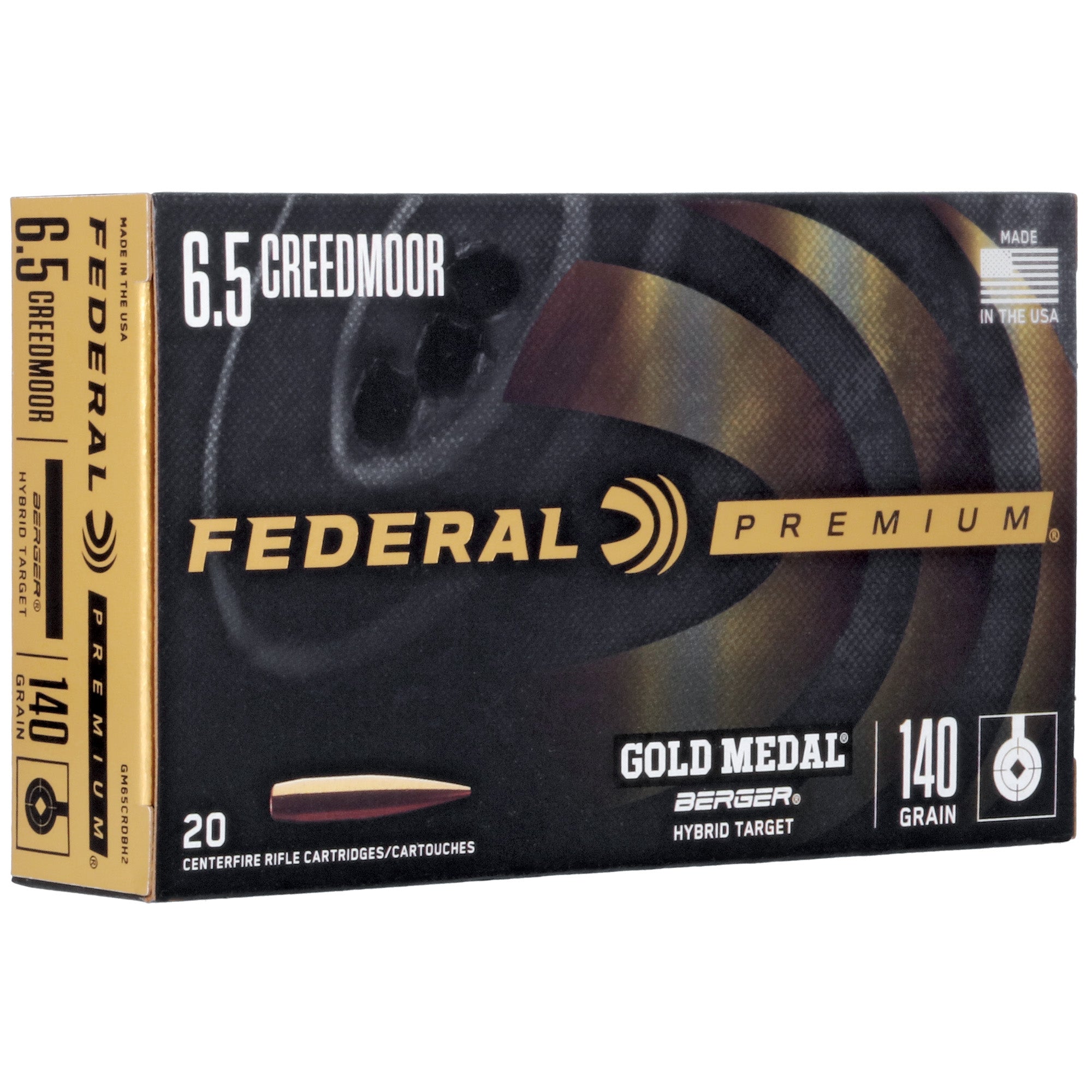 FED GLD MDL 6.5CM 140GR HYB 20/200 - American Ordnance