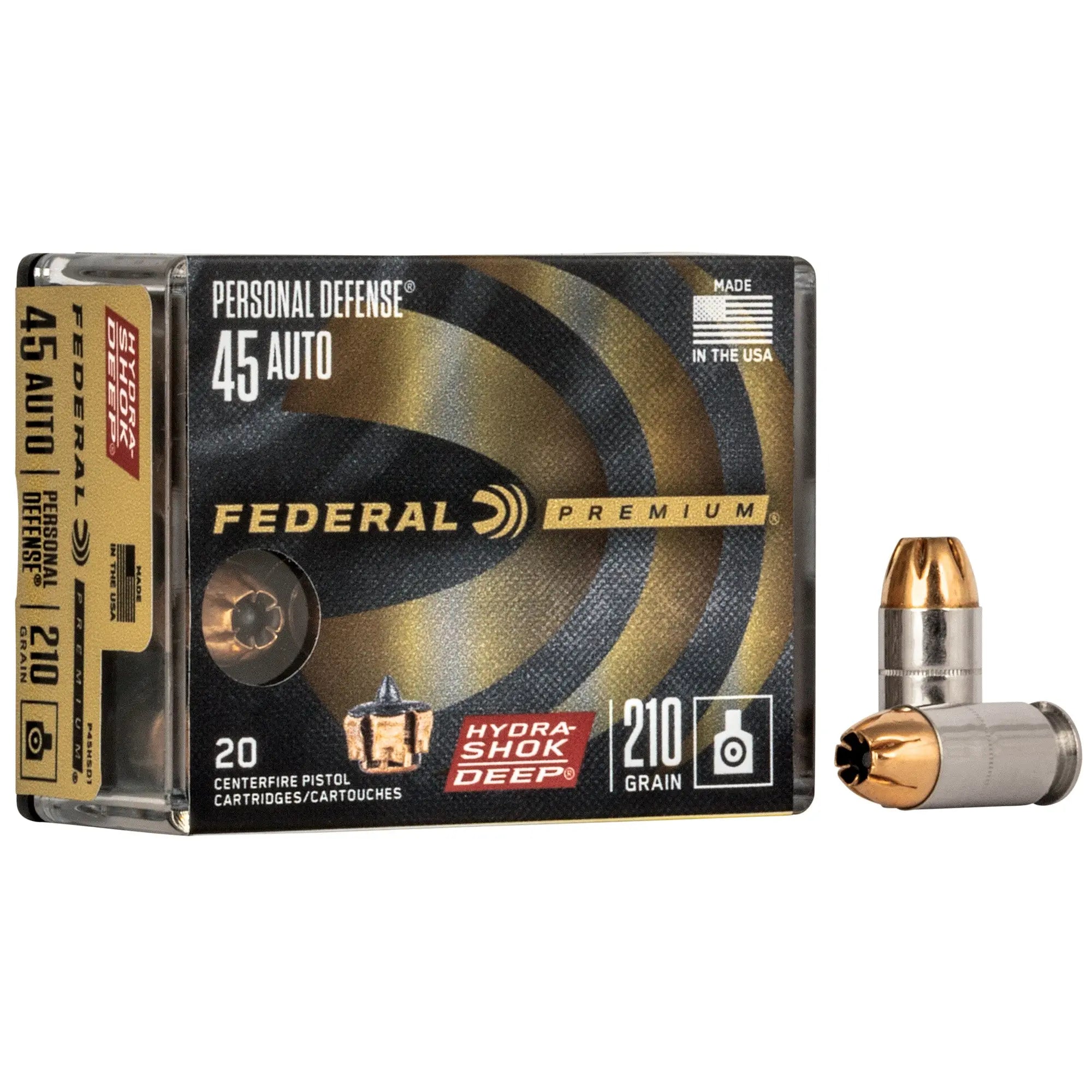 FED PRM HS DP 45ACP 210GR 20/200 - American Ordnance