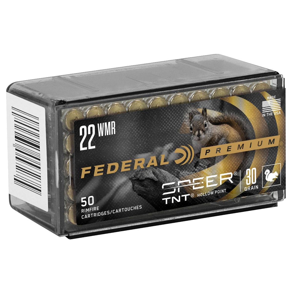 FED PRM 22WMR 30GR JHP 50/3000 - American Ordnance