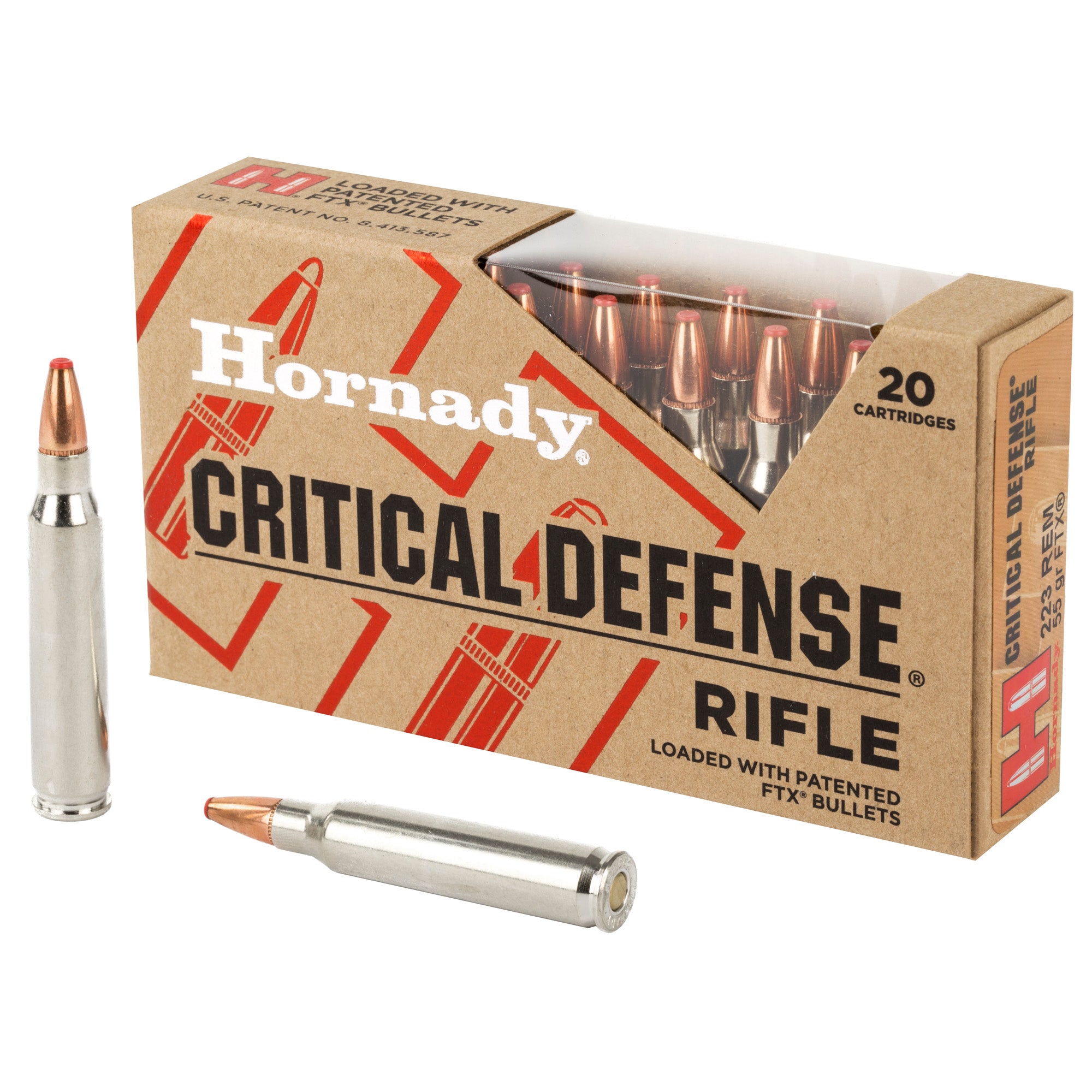 HRNDY CD 223REM 55GR FTX 20/200 - American Ordnance