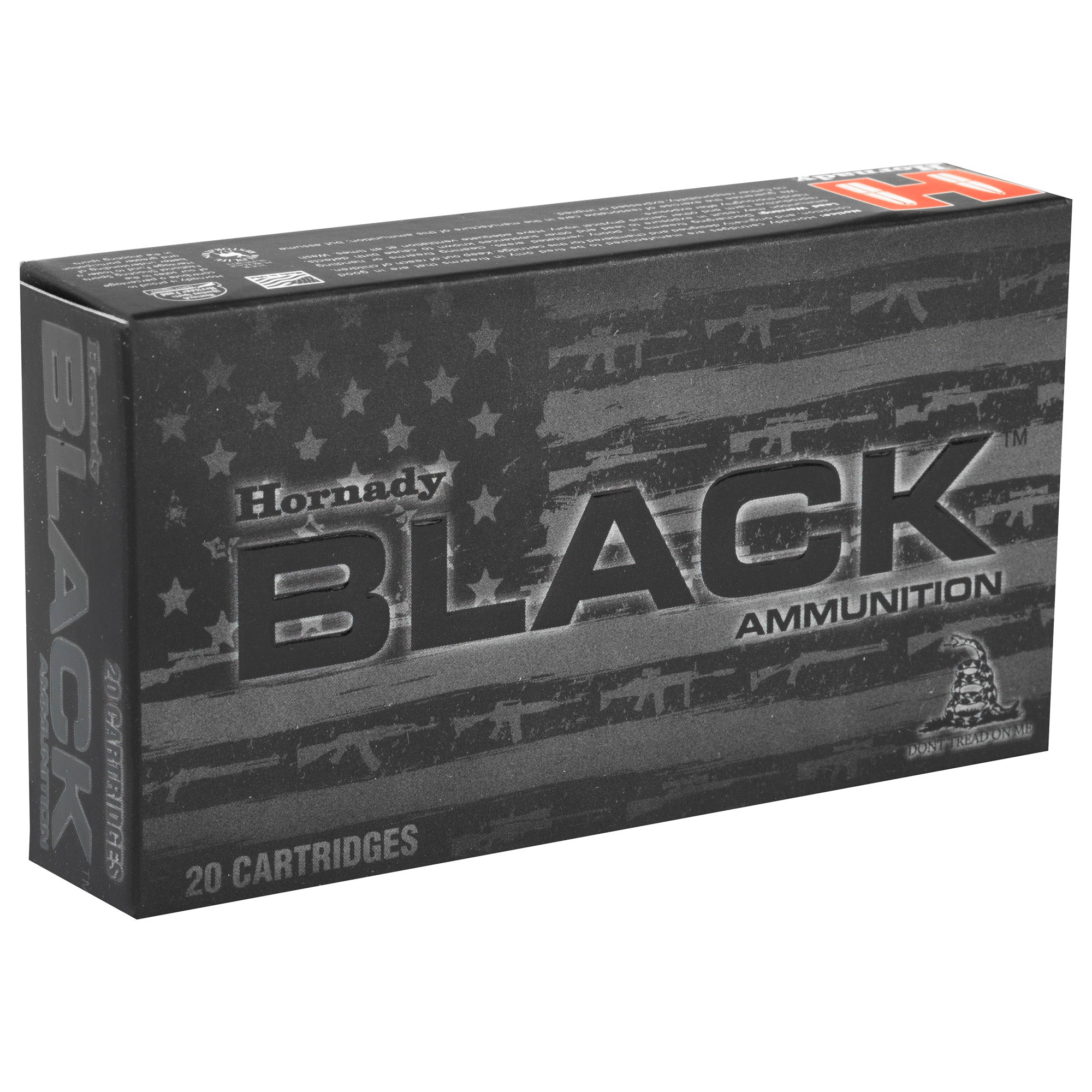 HRNDY BLACK 223REM 75GR BTHP 20/200 - American Ordnance