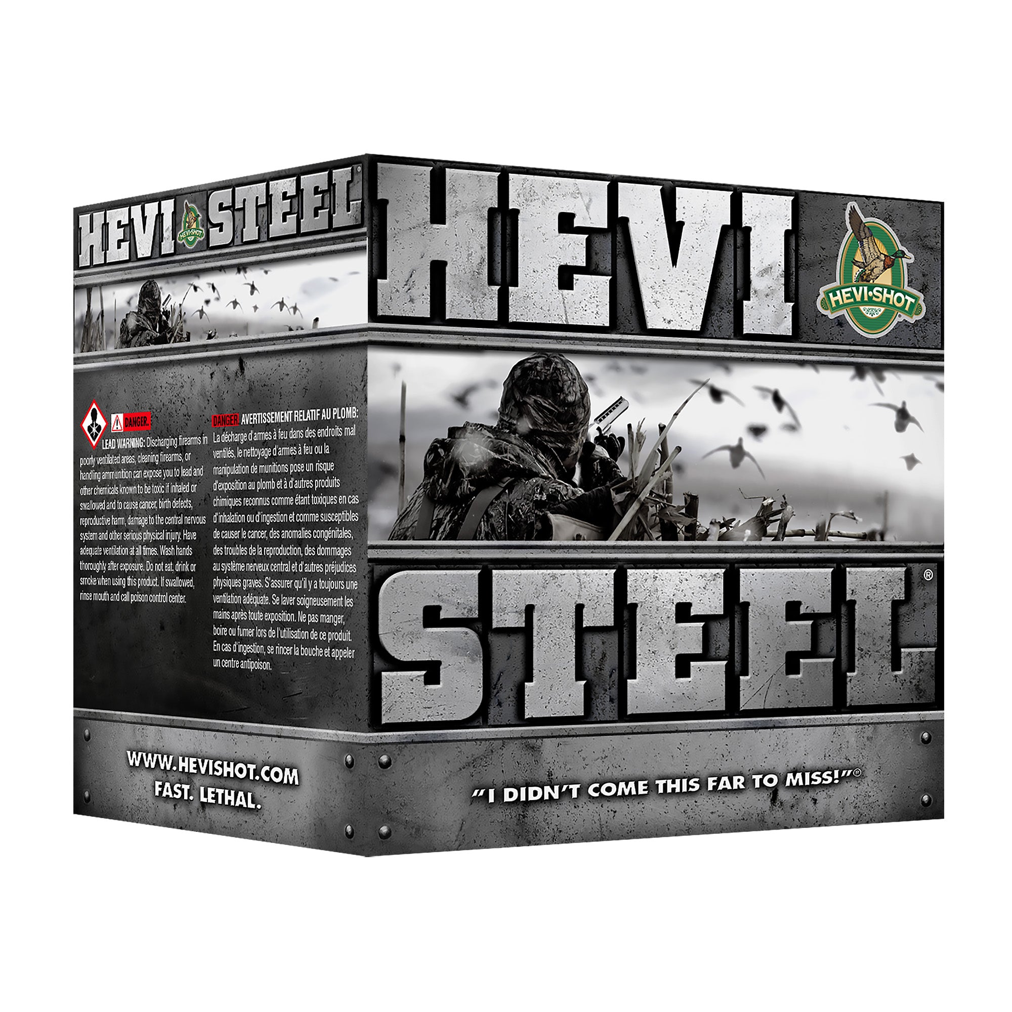 HEVI STEEL 12GA 3" #4 25/250 - American Ordnance