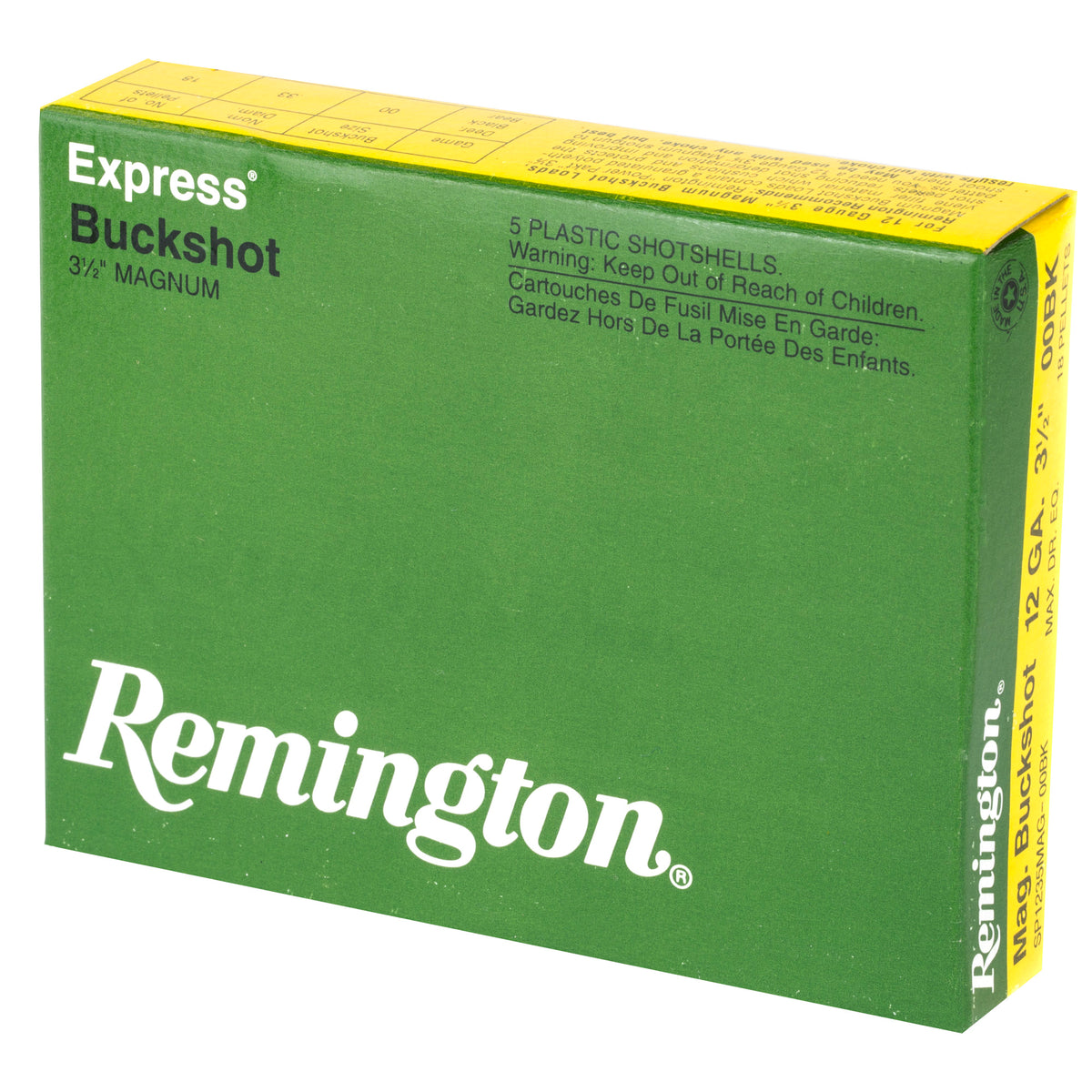 REMINGTON EXP MAG 12GA 3.5&quot; 00 BCK 5RD