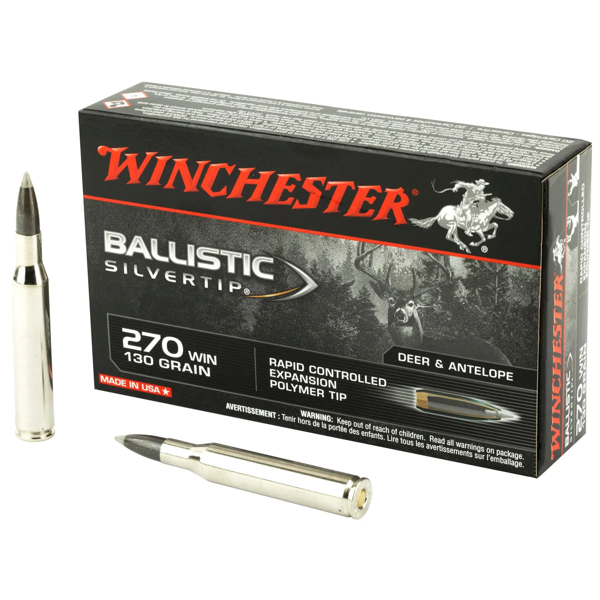 WIN BLSTC TIP 270WIN 130GR 20/200 - American Ordnance