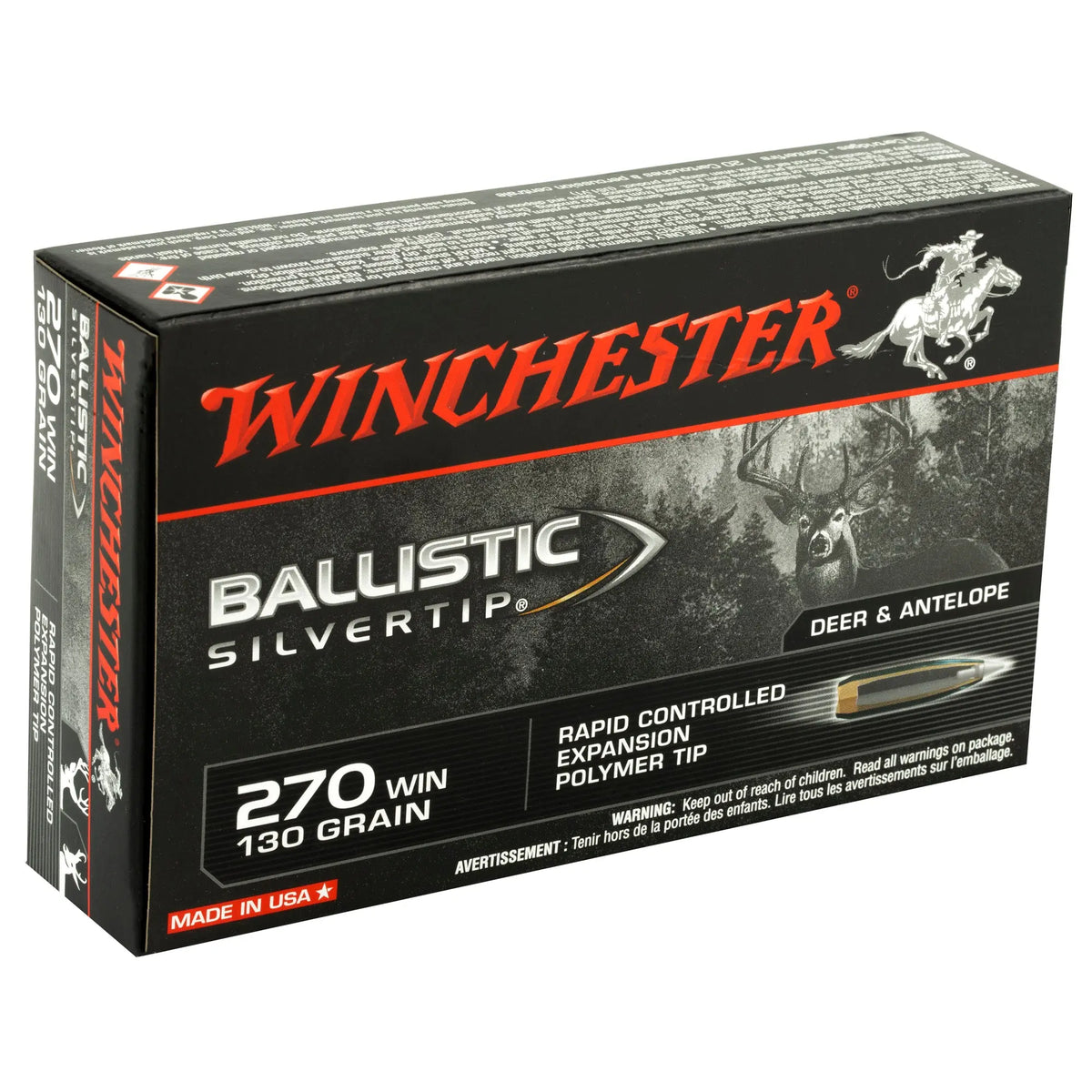 WIN BLSTC TIP 270WIN 130GR 20/200 - American Ordnance