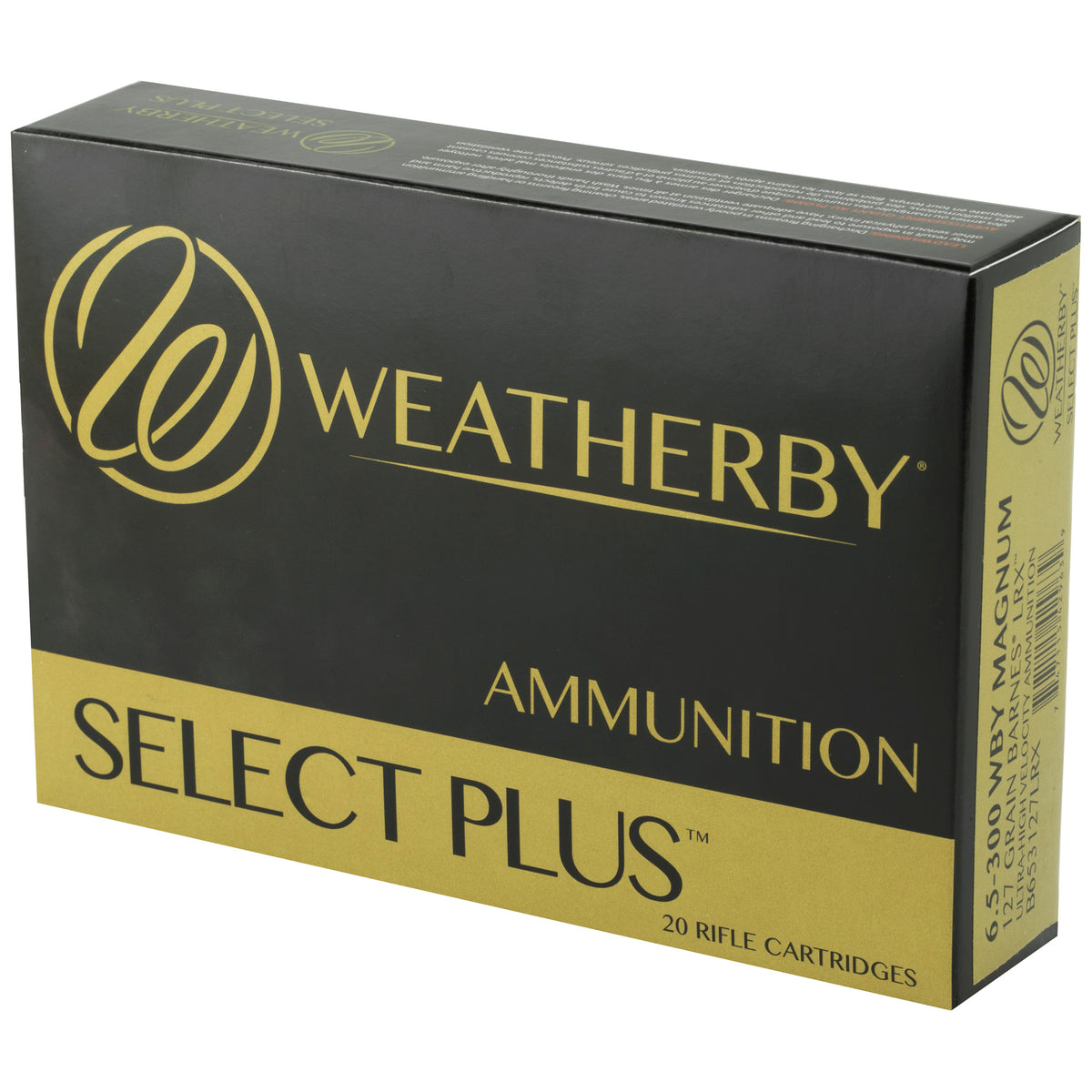 WEATHERBY AMMO 6.5-300WBY 127GR LRX 20RD