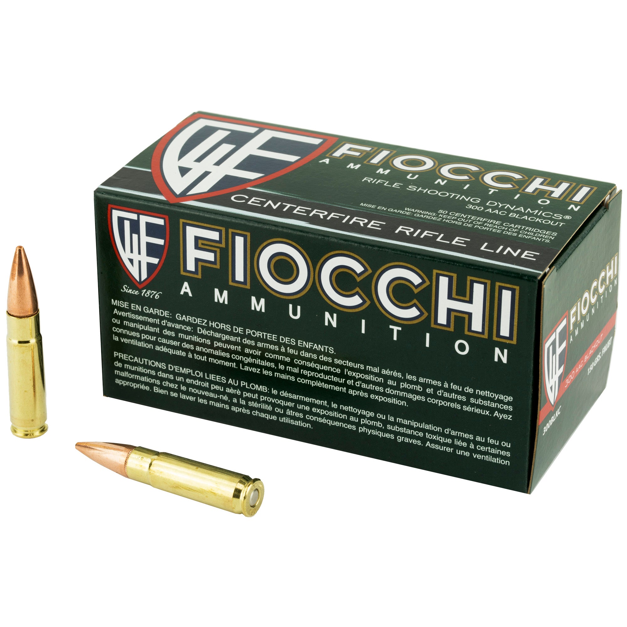 FIOCCHI 300BLK 150GR FMJBT 50/500 - American Ordnance