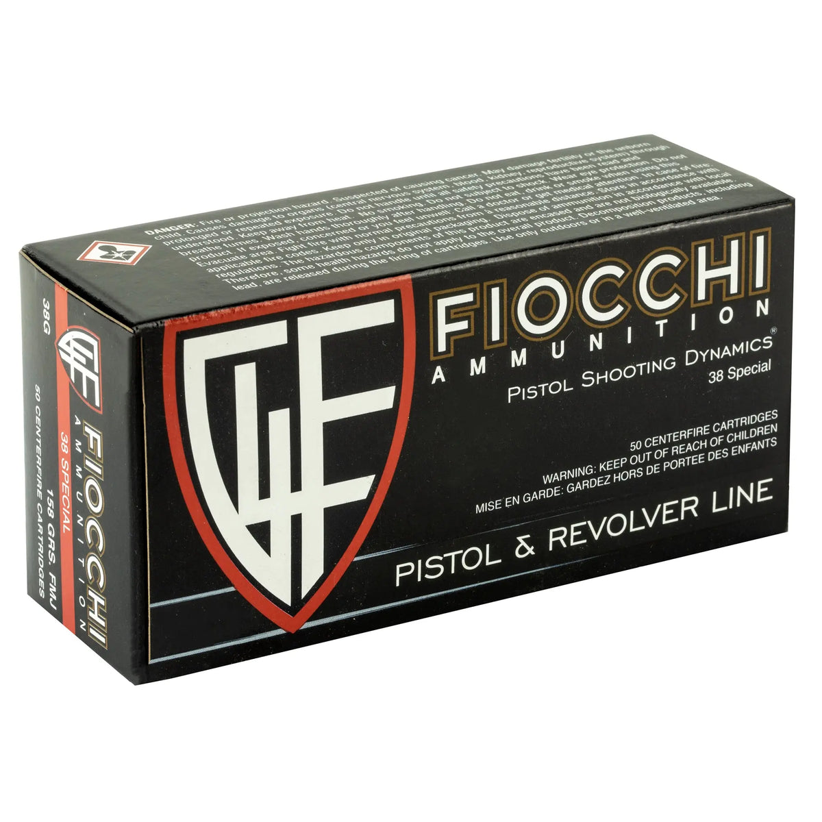 FIOCCHI 38SPL 158GR FMJ 50/1000 - American Ordnance