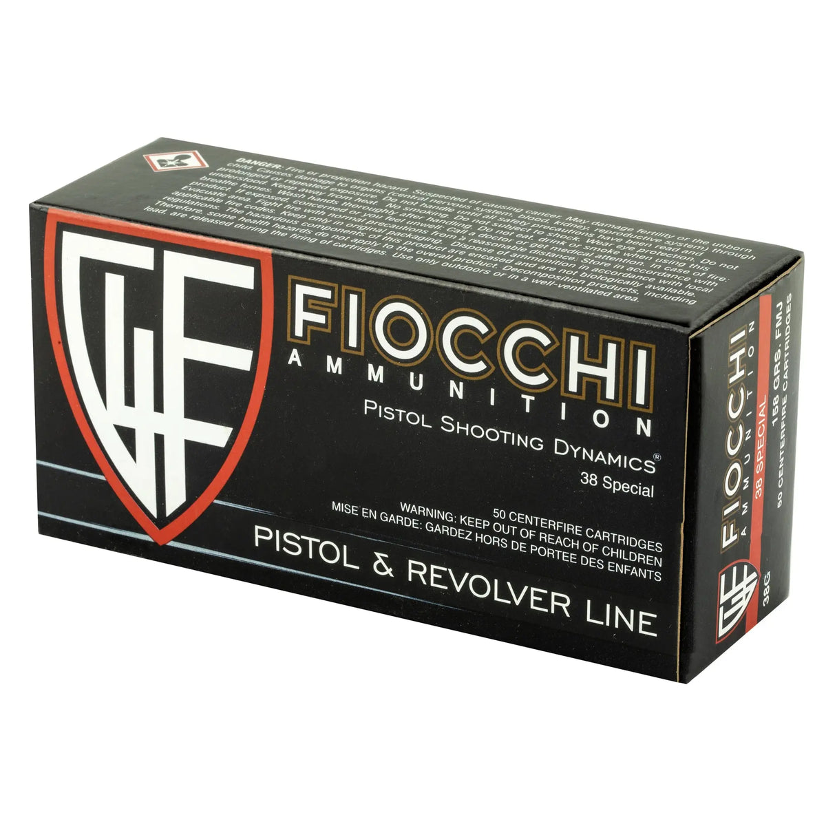 FIOCCHI 38SPL 158GR FMJ 50/1000 - American Ordnance