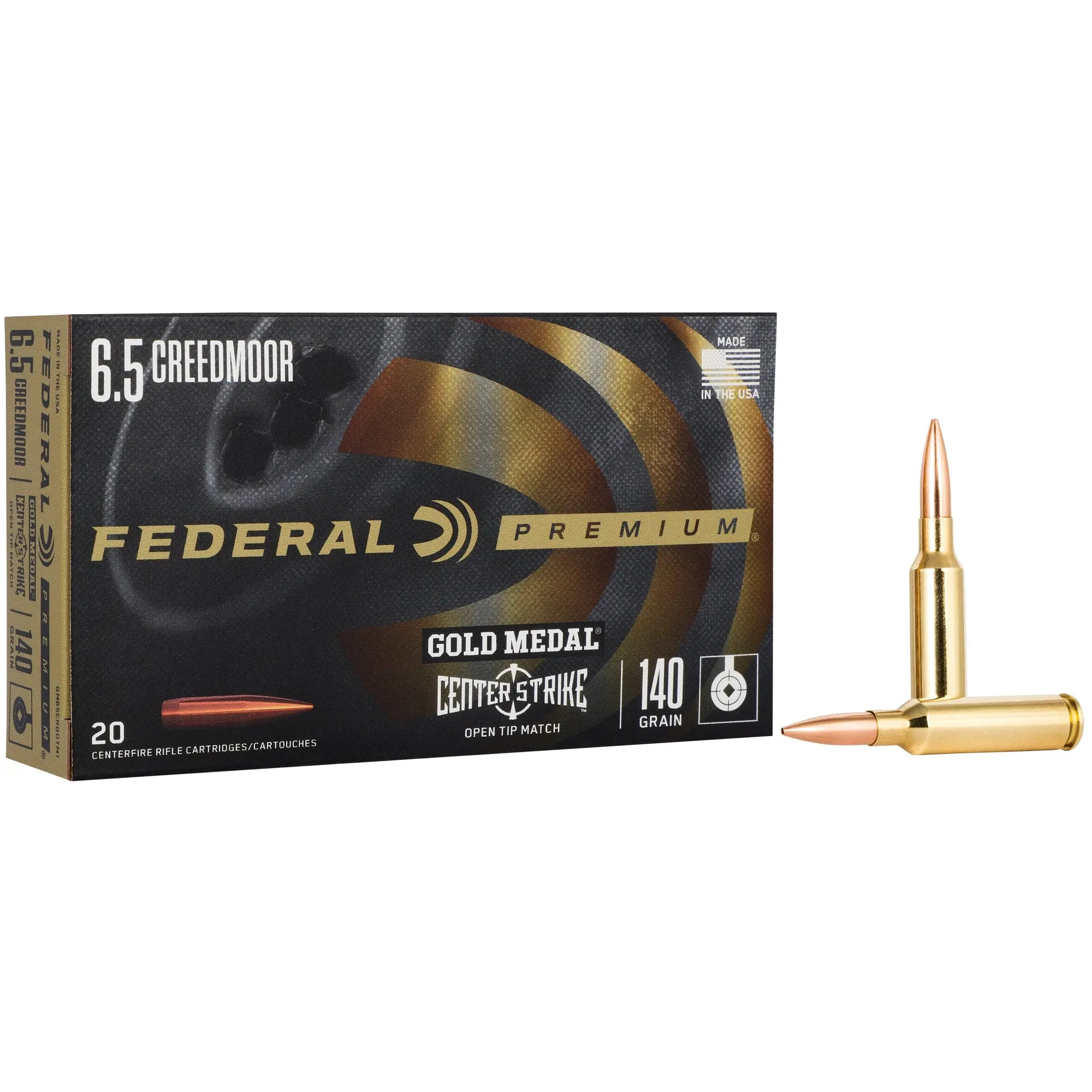 FED GOLD MDL 6.5CRD 140GR OTM 20/200 - American Ordnance