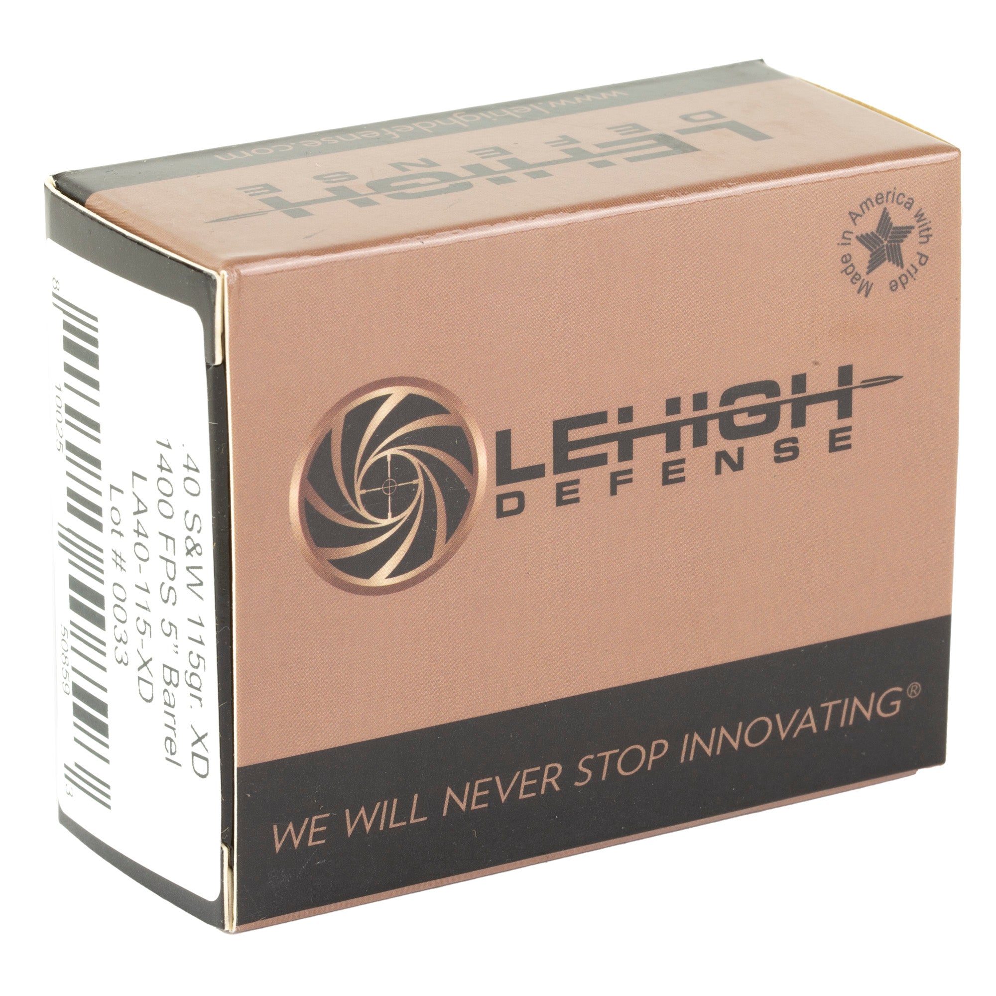 LEHIGH XTRM DFNS .40S&W 115GR 20/200 - American Ordnance