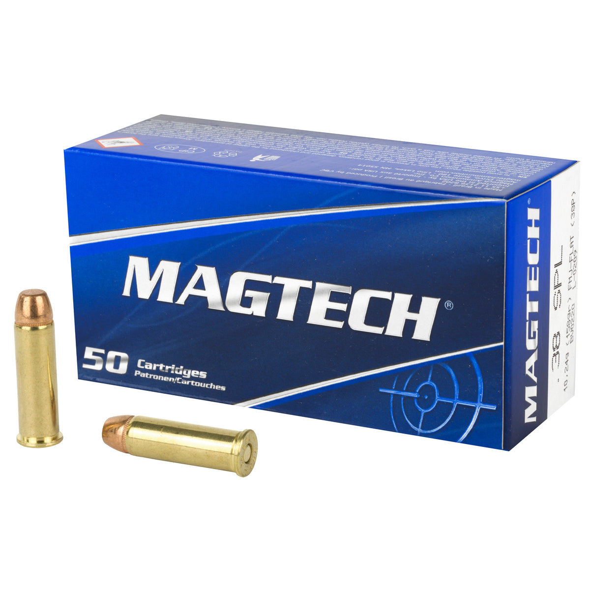 MAGTECH 38SPL 158GR FMJ FLAT 50RD